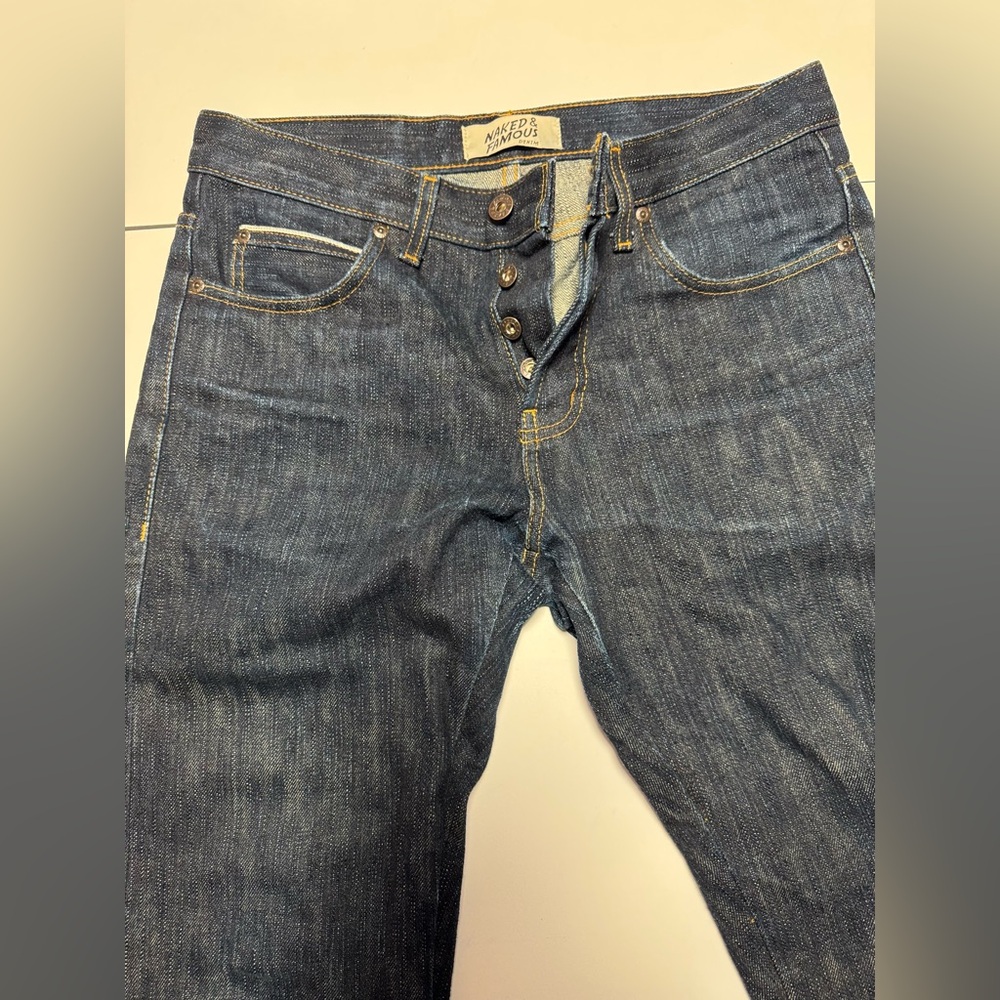 Men's Classic naked and famous Okayama denim .. made in Japan quality. - Picture 5 of 9